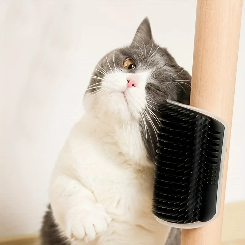 Cat Self Scratcher & Grooming Brush